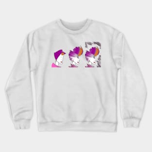 Lady in pink Crewneck Sweatshirt